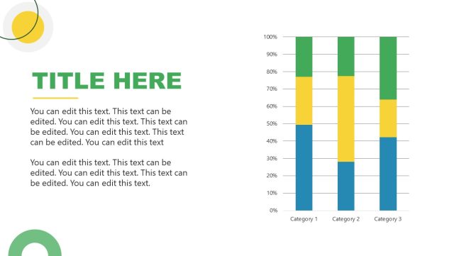 Bar Chart Slide Template for Science Lab Presentation - SlideModel