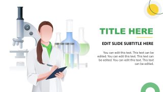 PPT Slide Template for Science Lab Presentation