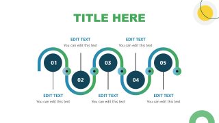 PPT Curved PPT Diagram for Process Presentation