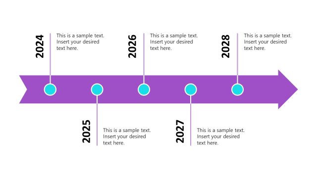 Arrow Diagram with Milestones for Film Industry Presentation