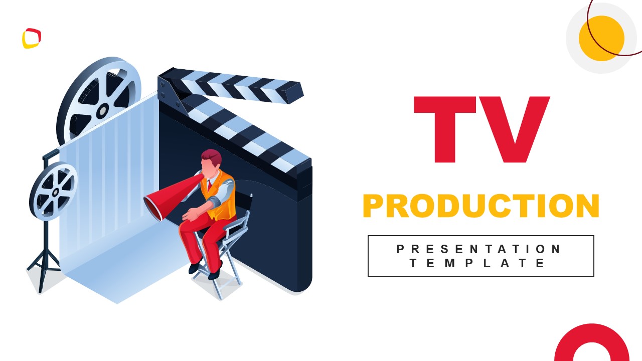 TV Production PowerPoint Template TV Production PowerPoint Template