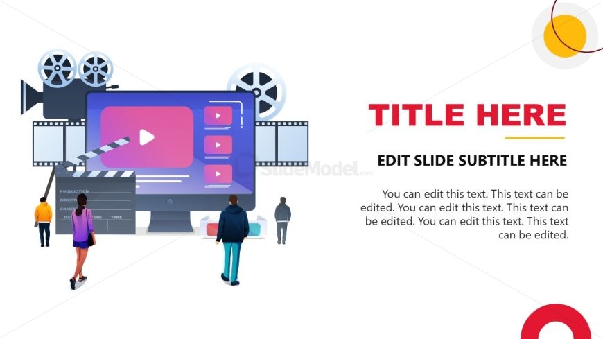 Editable PPT Template for TV Production 