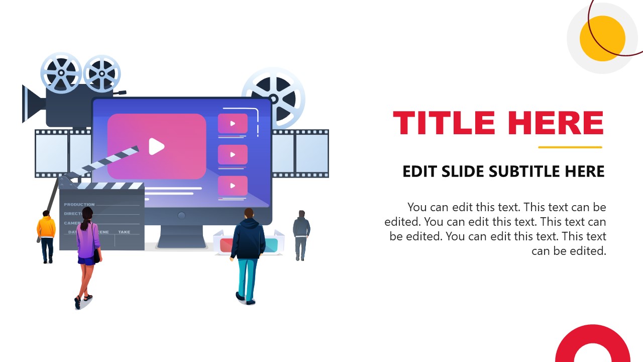 TV Production PowerPoint Template TV Production PowerPoint Template
