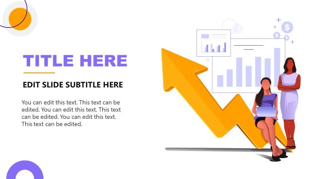 Growth Hacking Template with Arrow Diagram