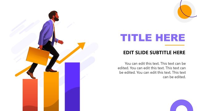 Human Moving on Stairs – Growth Hacking Slide Layout