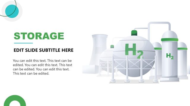 Storage Slide – Green Hydrogen Template