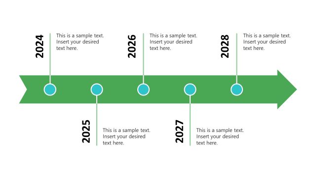 Green Hydrogen Presentation Timeline Slide