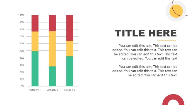 Data-Driven Bar Chart for Data Presentation Template