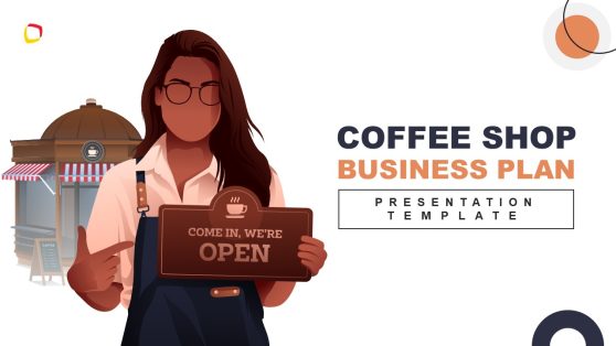 Coffee Shop Business Plan PowerPoint Template