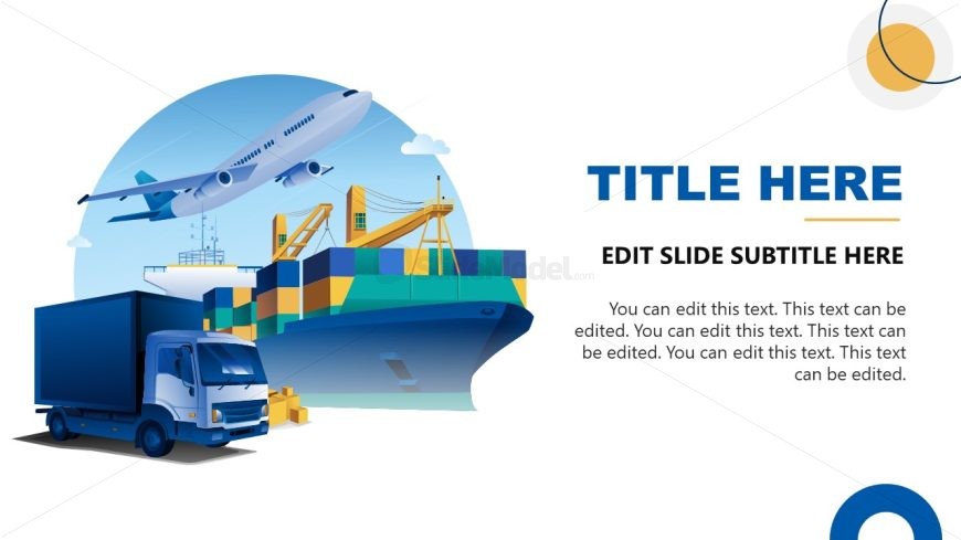 Shipping Industry PPT Presentation Slide 