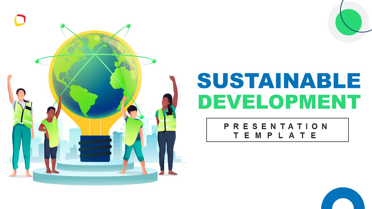 PPT Template for Sustainable Development Presentation