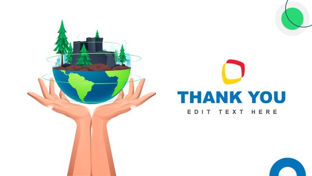 Thank You Slide – Sustainable Development PPT Slide