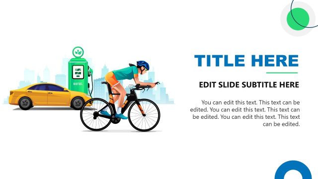 Biofuel Pump Diagram Slide with Human Illustration