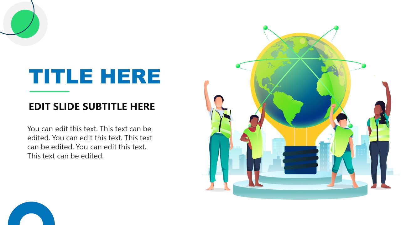 Sustainable development powerpoint template