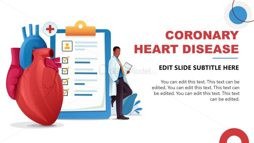 Cardiology PPT Template Slide 