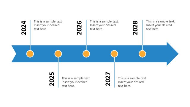 Horizontal Timeline Slide – Vending Machine Template