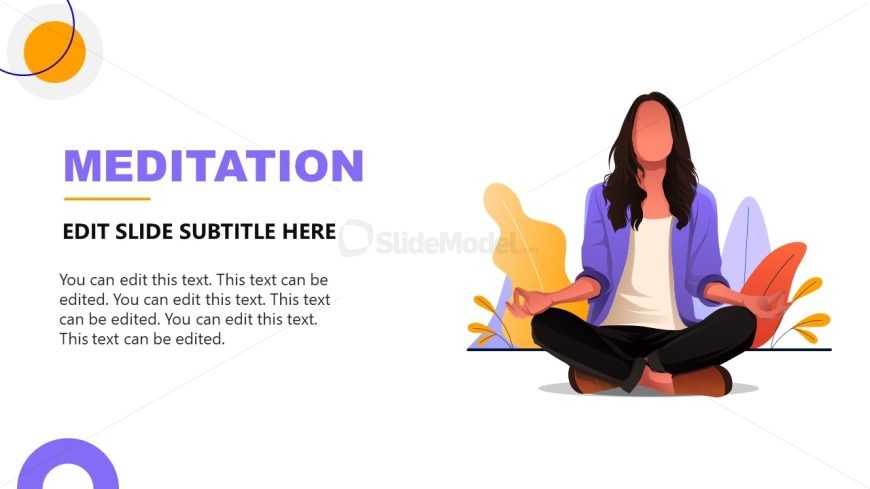 Meditation Slide Template for PowerPoint 