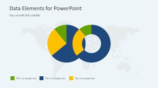 Two Pie Charts in the Same Slide Design for PowerPoint