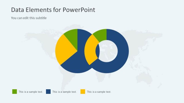 Two Pie Charts in the Same Slide Design for PowerPoint