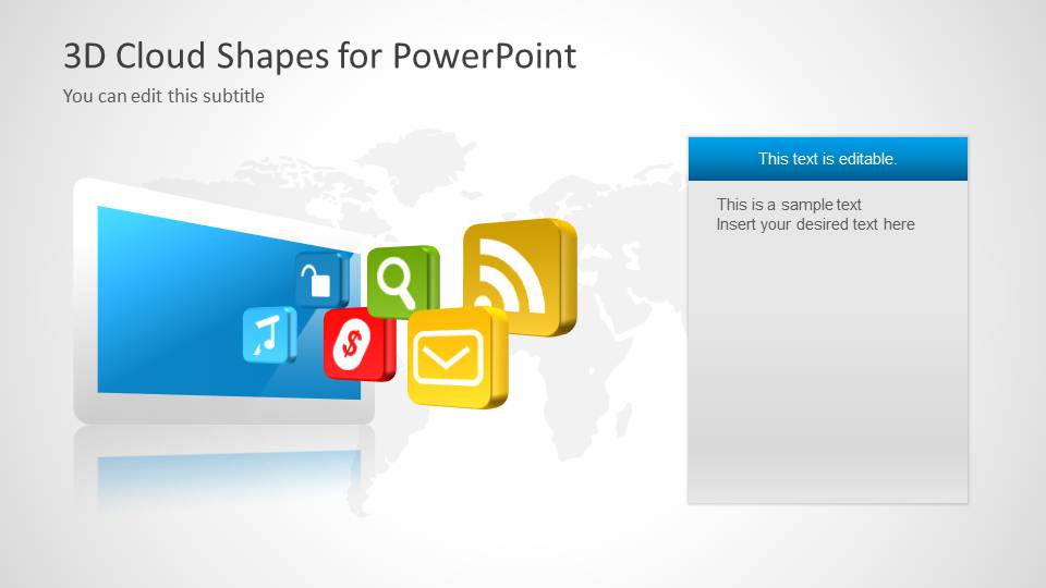 3D Cloud Shapes for PowerPoint - SlideModel
