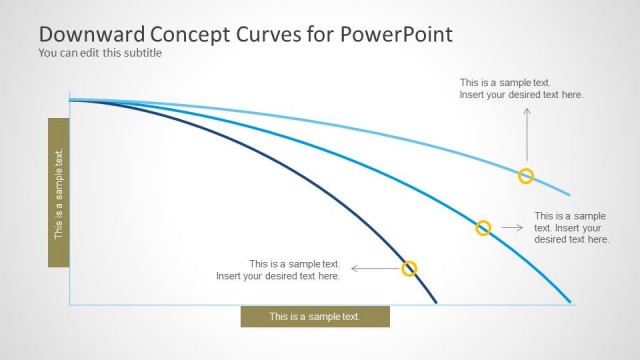 Downward Curves for PowerPoint