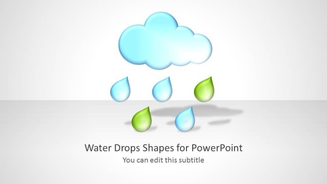 Water Drop Shapes for PowerPoint