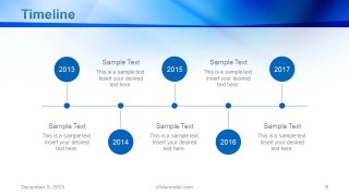 Blue Company Profile Business PowerPoint Template - SlideModel