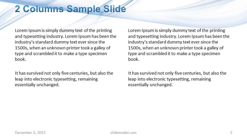 Light Business PowerPoint Template & Presentation Slides