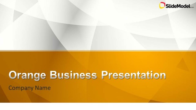 Orange Business PowerPoint Template