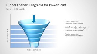 Funnel Analysis Slide Design with Chart