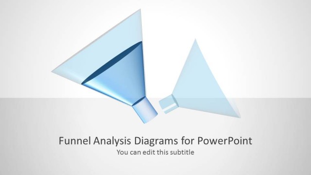 Blue Funnel Analysis Diagrams for PowerPoint