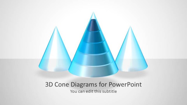 3D Cone Diagrams for PowerPoint