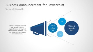 Business Announcement PPT Template