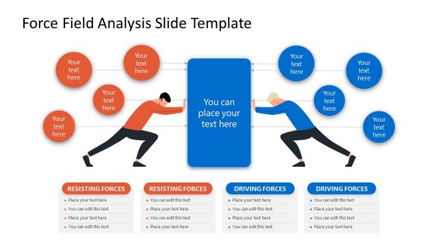 Force Field Analysis Presentation Template for PowerPoint