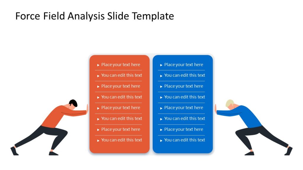 PowerPoint Presentation Slide for Force Field Analysis - SlideModel