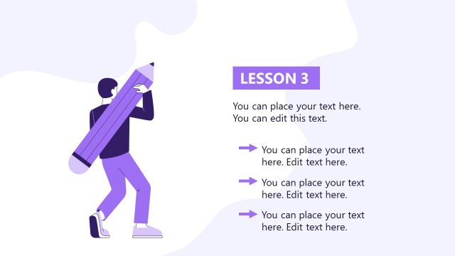 Infographic Slide for Lesson Three Presentation