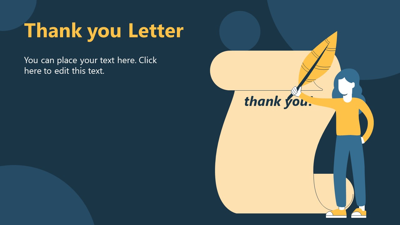 Editable Client Offboarding Thank You Letter Slide