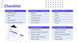 Editable Employee Offboarding Checklist Template