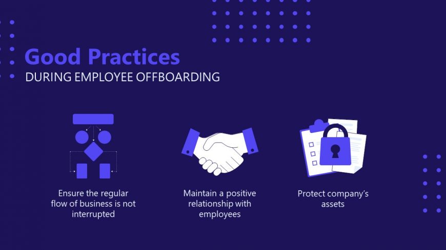 Good Practices Slide for Employee Offboarding Presentation