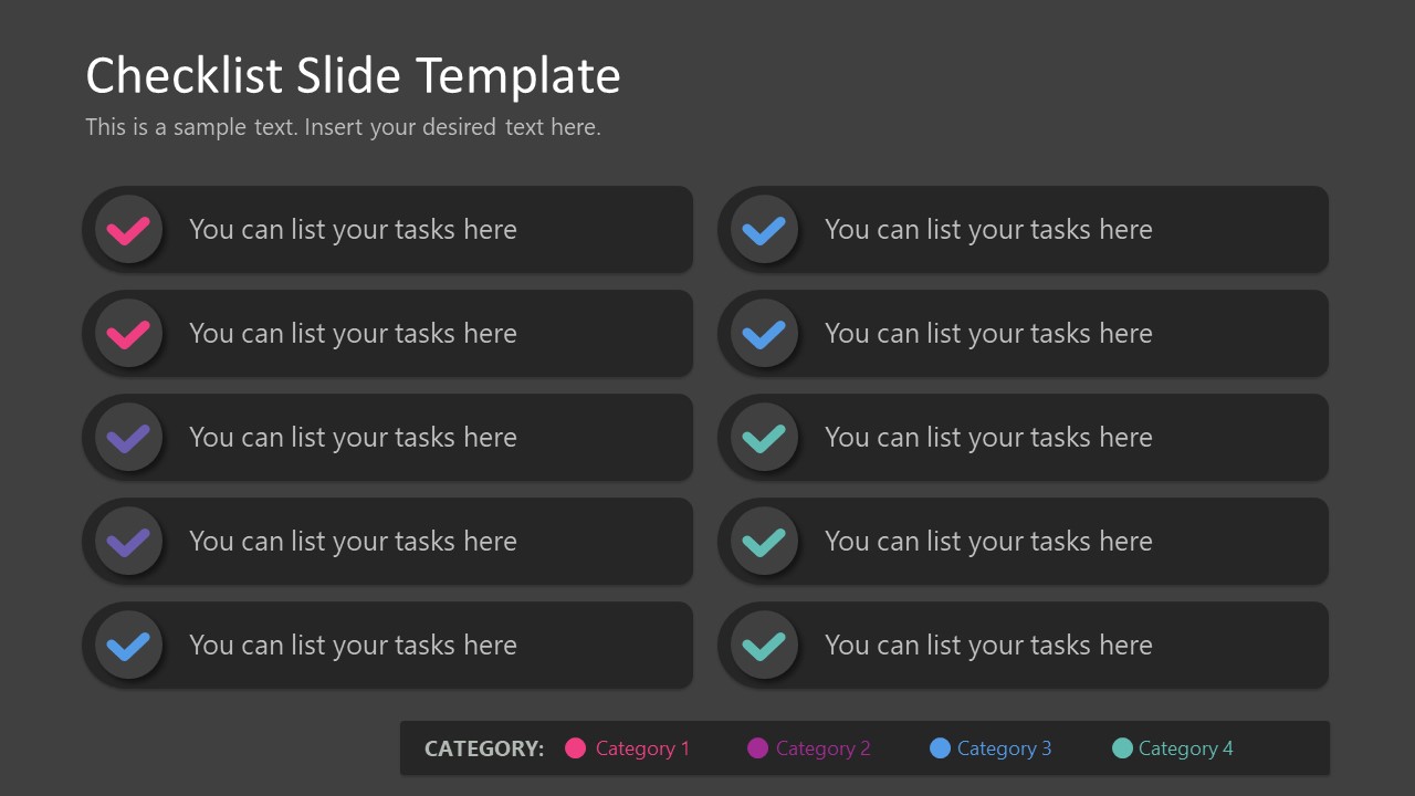 Checklist Slide Template for PowerPoint & Google Slides