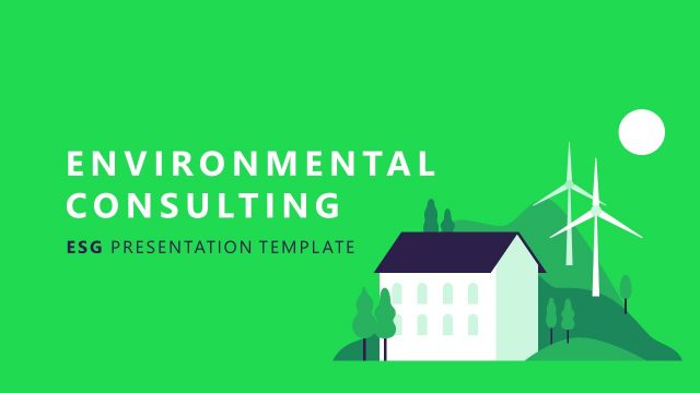 Environmental Consulting ESG PowerPoint Template