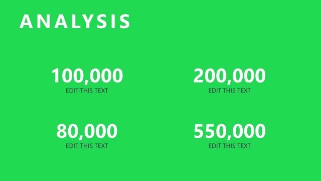 Analysis Slide with Numbers – Editable Slide Design for Environmental Consulting Presentation