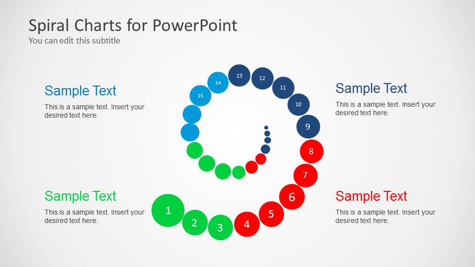 Spiral Chart Diagram for PowerPoint - SlideModel