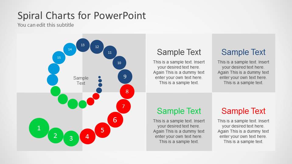 Spiral Chart Diagram for PowerPoint - SlideModel