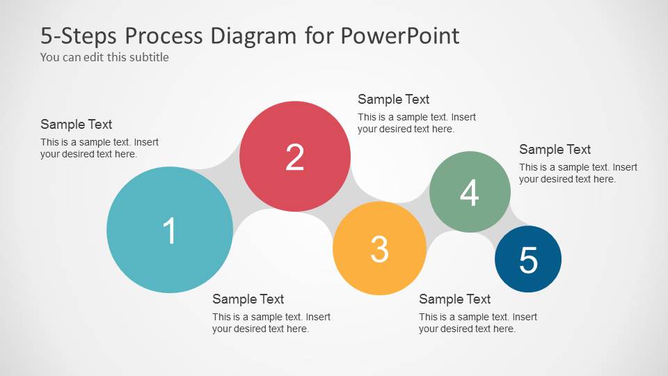 5 Step Process Powerpoint Template Free Get What You Need For Free 8100