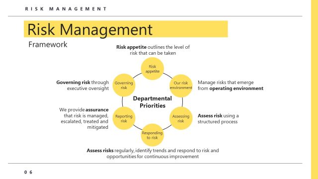 Management Review Risk Management Slide