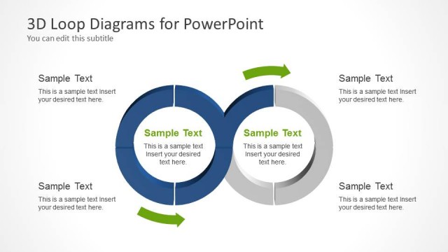 3D Infinite Loop PowerPoint Diagram