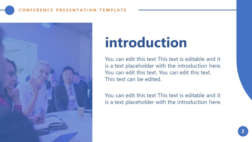 Introduction Slide - Conference Template for PowerPoint - SlideModel