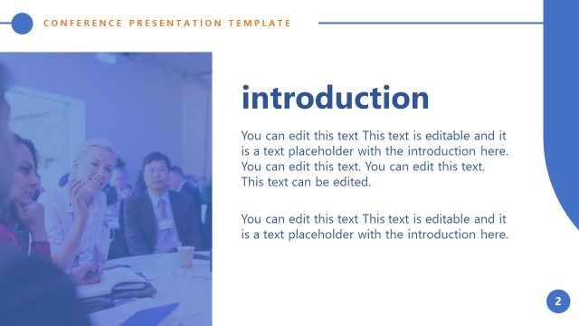 Introduction Slide – Conference Template for PowerPoint