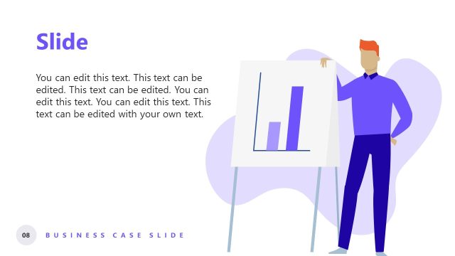 Editable Business Case Slide for PowerPoint
